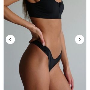 Coulbourne Black Swim Bottoms